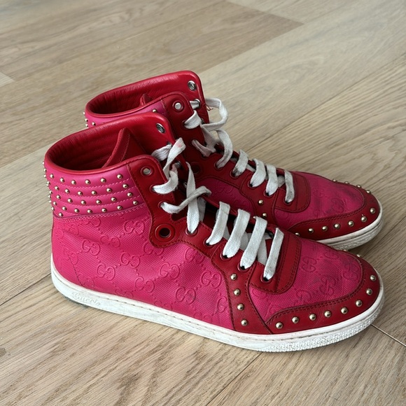 Authentic Gucci High Top Sneakers - Picture 2 of 7